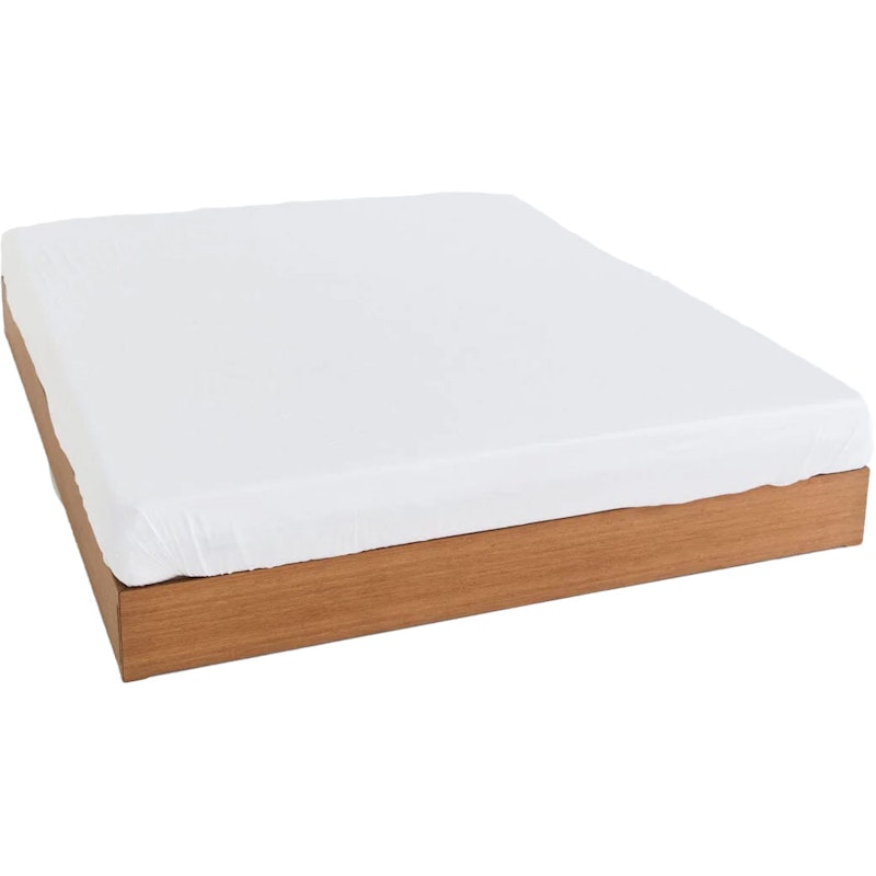 Bamboo Fitted Sheet 180x200 cm, White