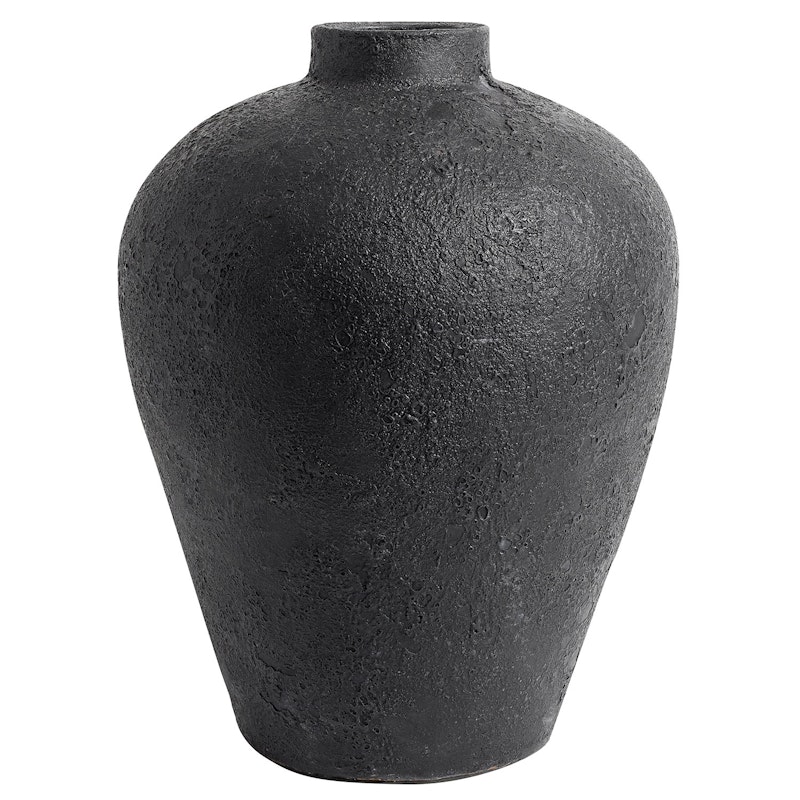 Luna Decorative Pot Black, 40 cm