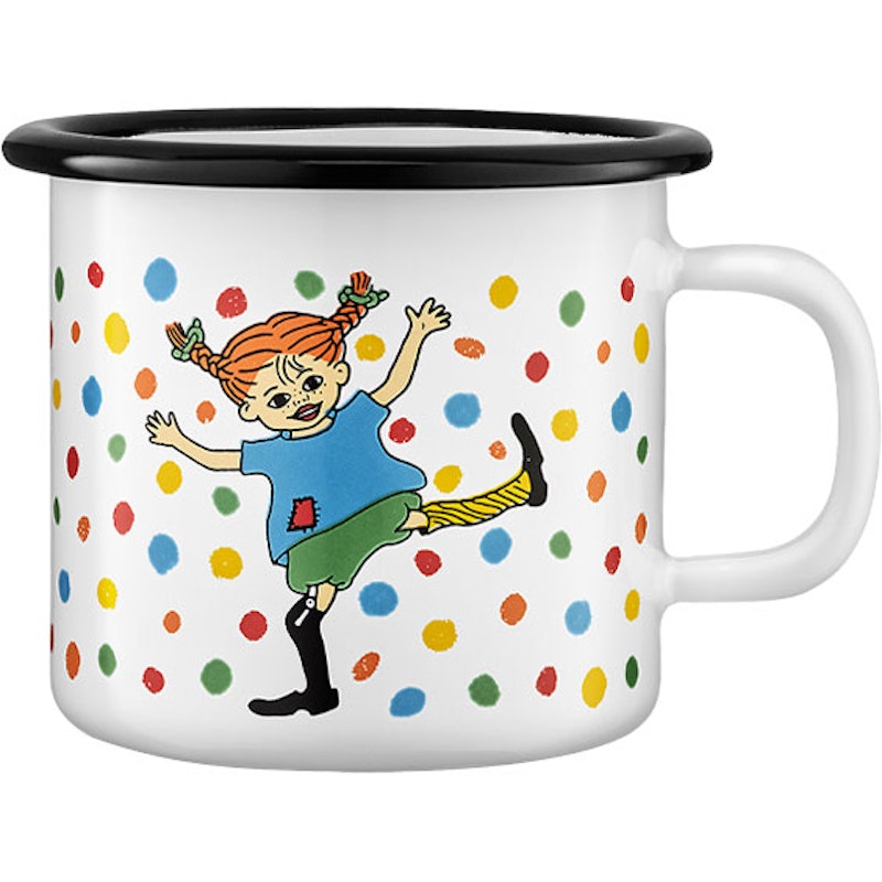 Pippi Enamel Mug Hoppsansa 25 cl