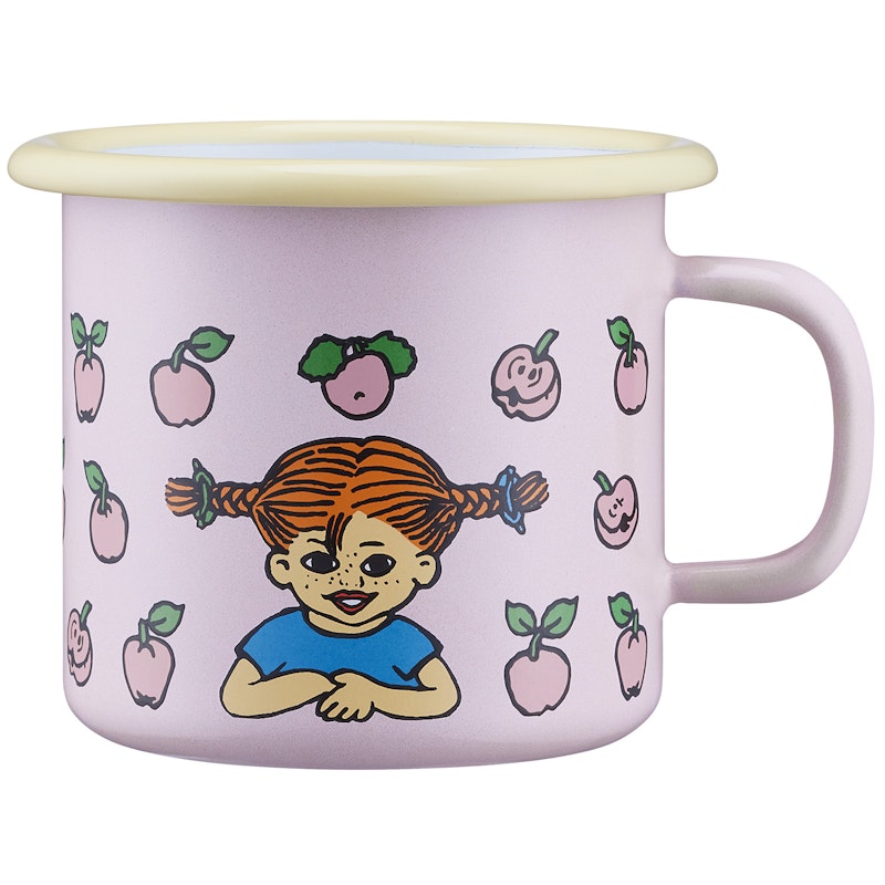 Pippi Fruits Enamel Mug 25 cl