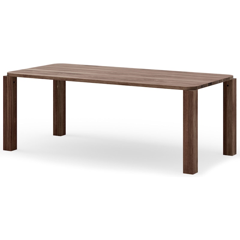 Atlas Dining Table 95x200 cm, Smoked Oak