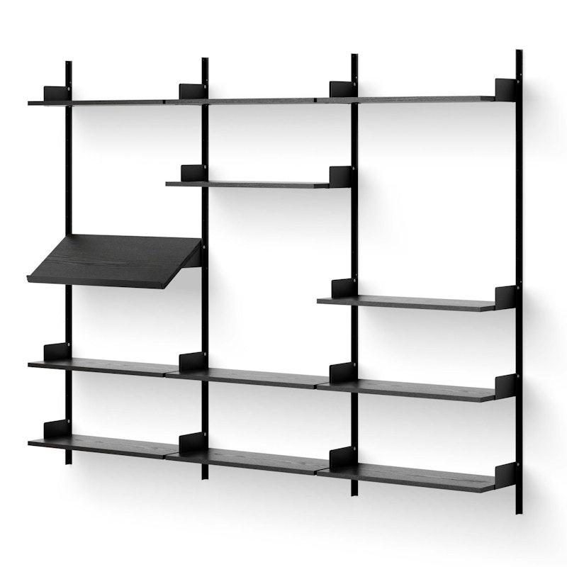 Display Shelf 1900 mm, Black Ash