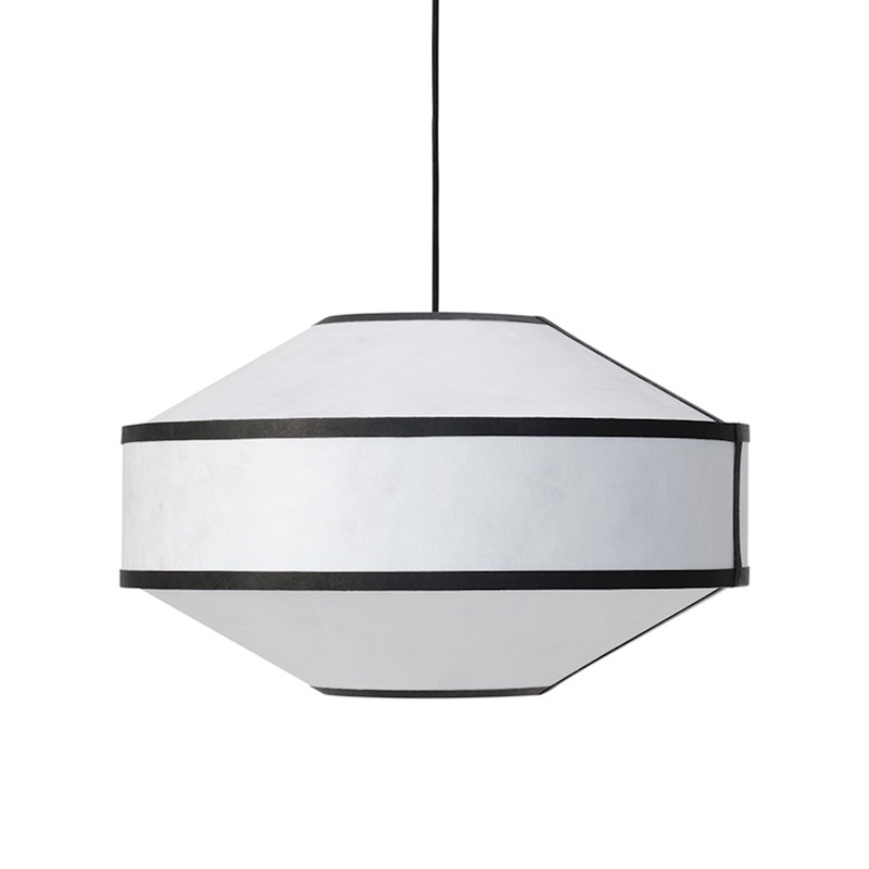 Kite Pendant White / Black, Ø55 cm