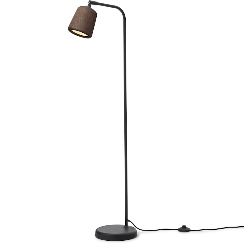 Material Floor Lamp, Smoked Oak