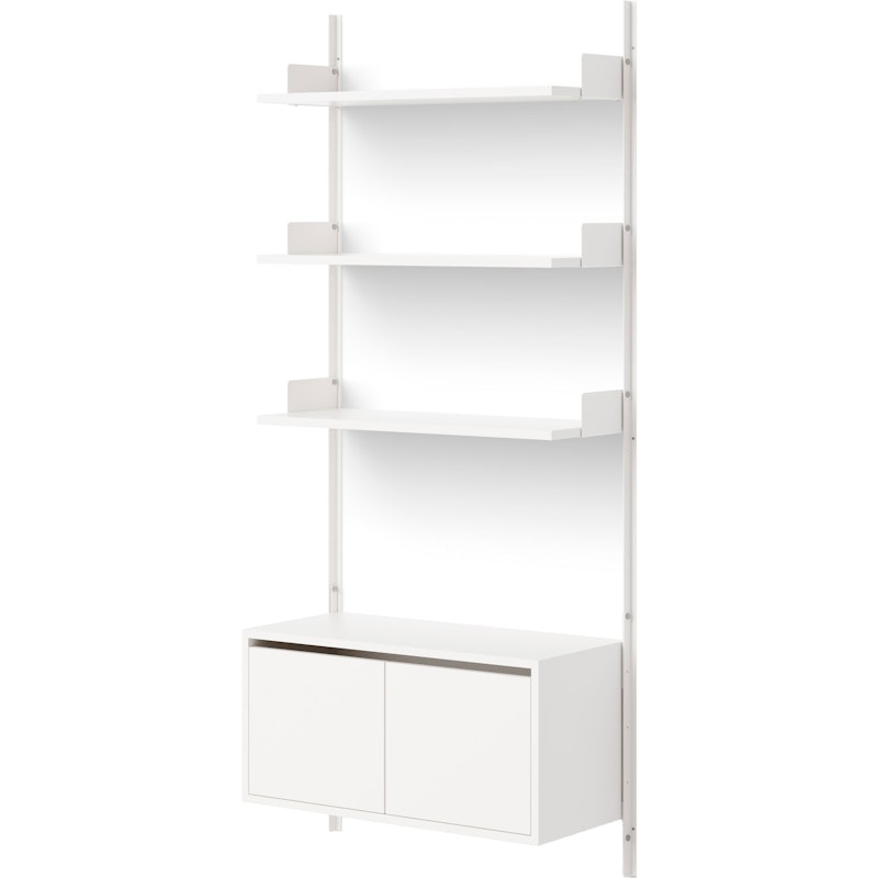 Wall shelves with doors discount