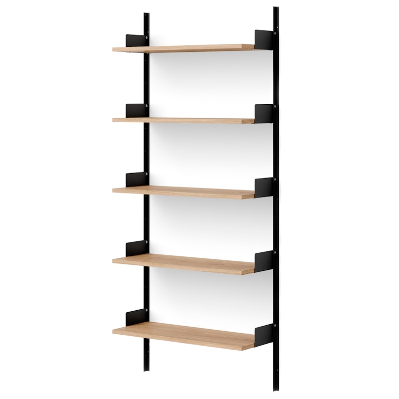 New Works Wall Shelf 1900 mm, Oak / Black