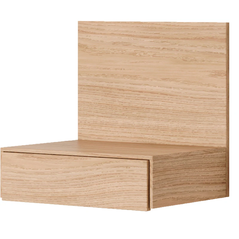 Tana Bedside Table Wall-mounted, Oak