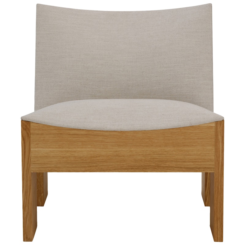 Tenon Armchair, Natural Oak / Ruskin Quill 010