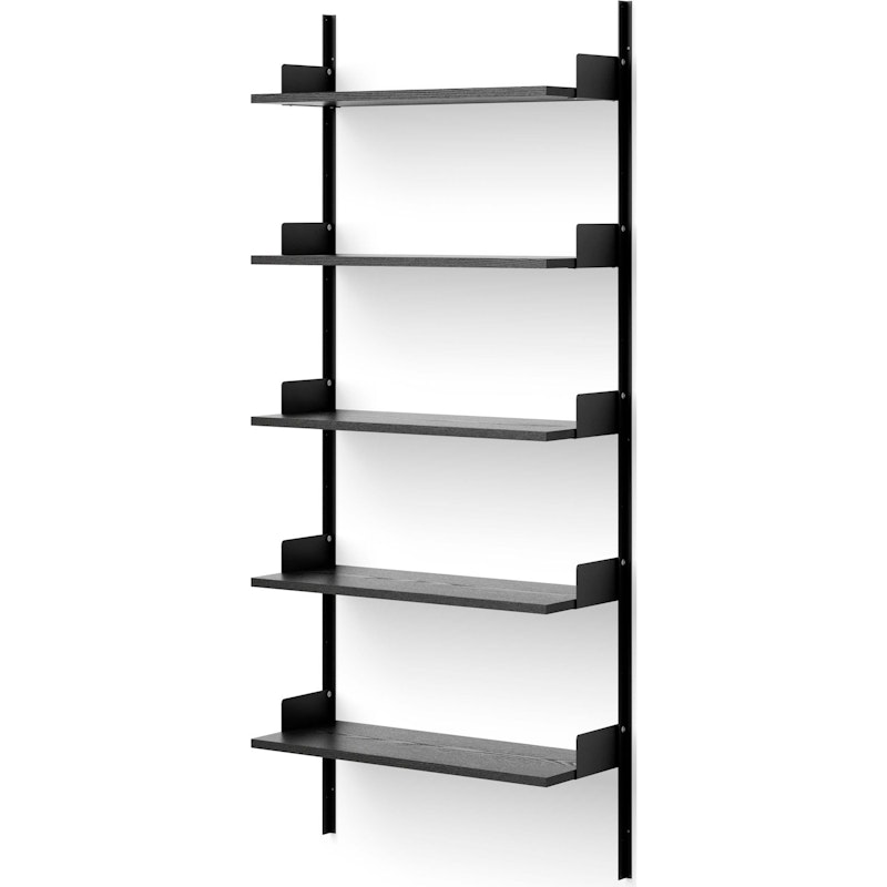 Wall Shelf 1900 mm, Black Ash