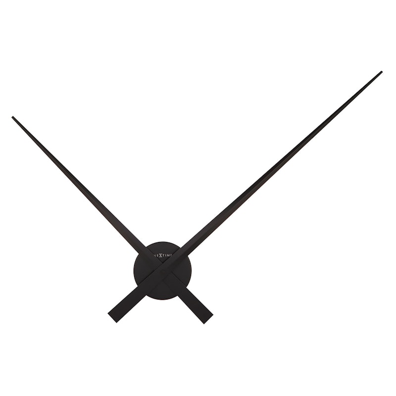 Hands Large Wall Clock, Black