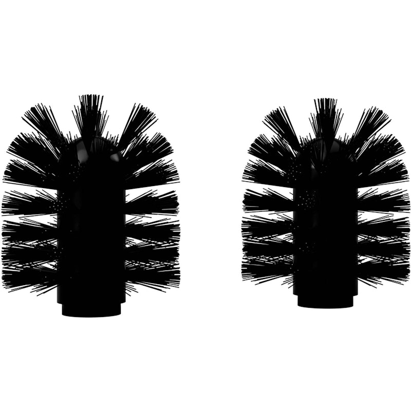 Extra Toilet Brush 2-pack, Black