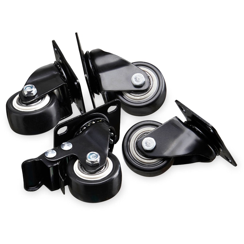 Wheels For Cube Storage, Black