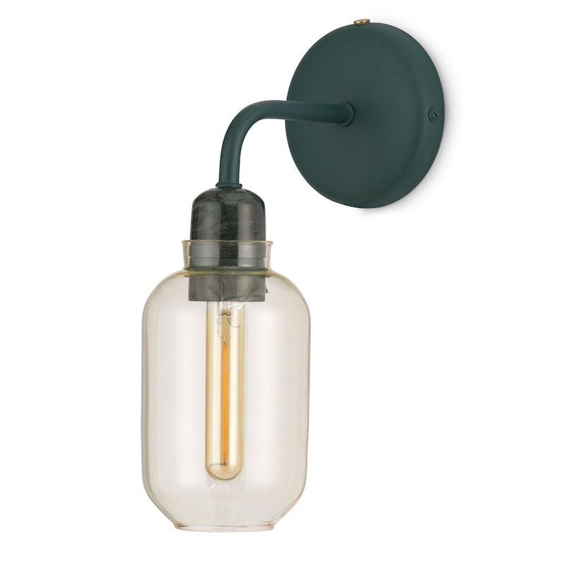Amp Wall Lamp, Gold / Green