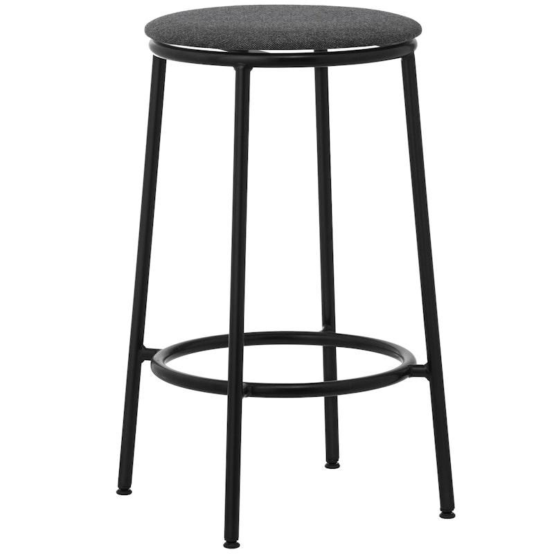 Circa Bar Stool 65 cm, Dark Grey Melange / Main Line Flax 16