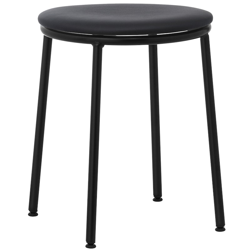 Circa Stool, Black Leather / Ultra leather 41599