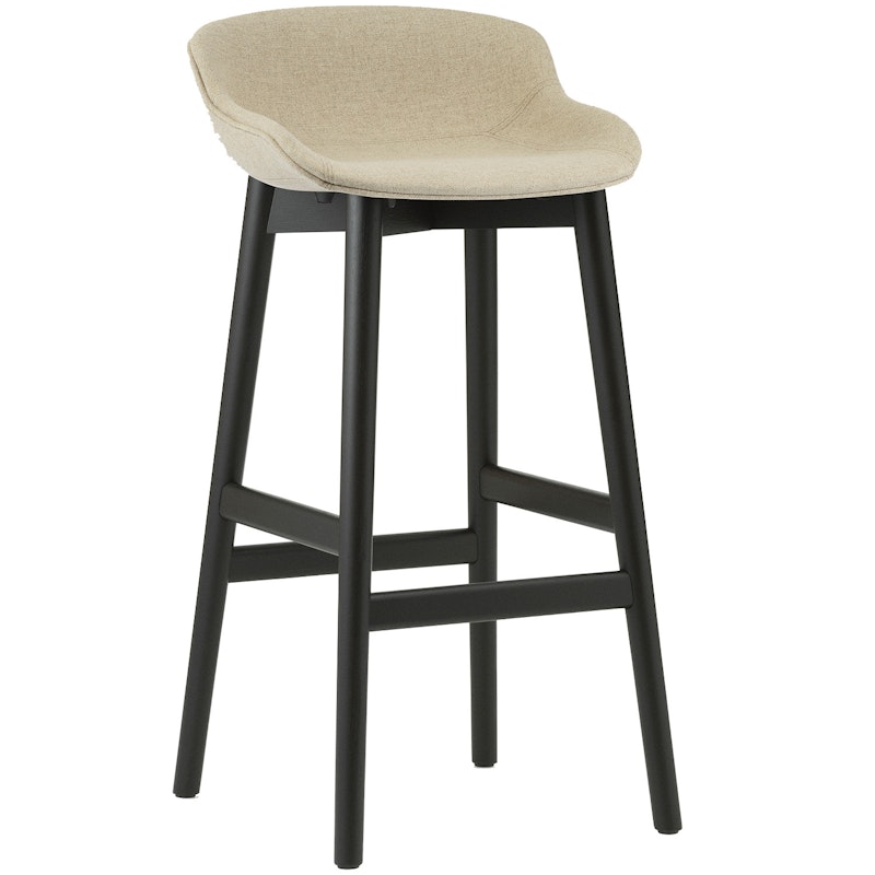 Hyg Bar Stool 75 cm, Sand / Black Oak