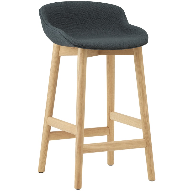 Hyg Bar Stool 65 cm, Dark Grey / Oak