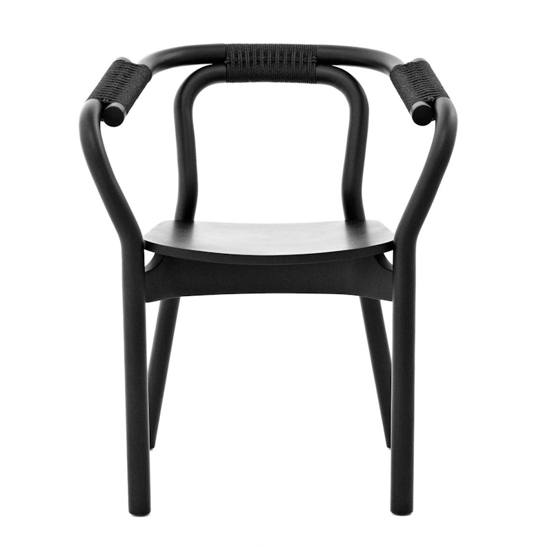 Knot Armchair, Black