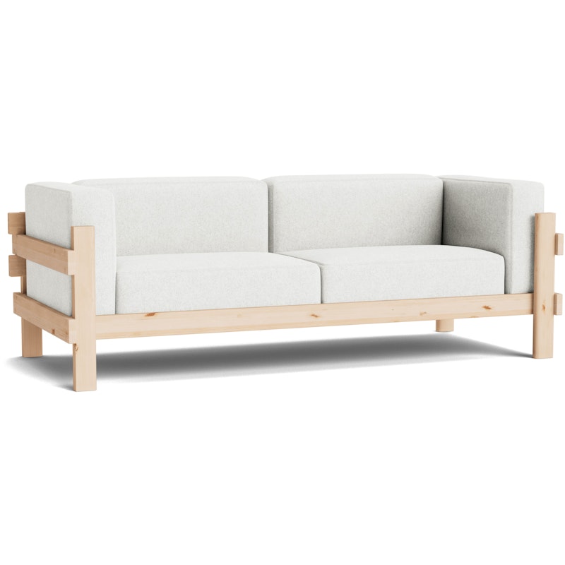 Kube 3-Seater Sofa, Pine / Hallingdal 110