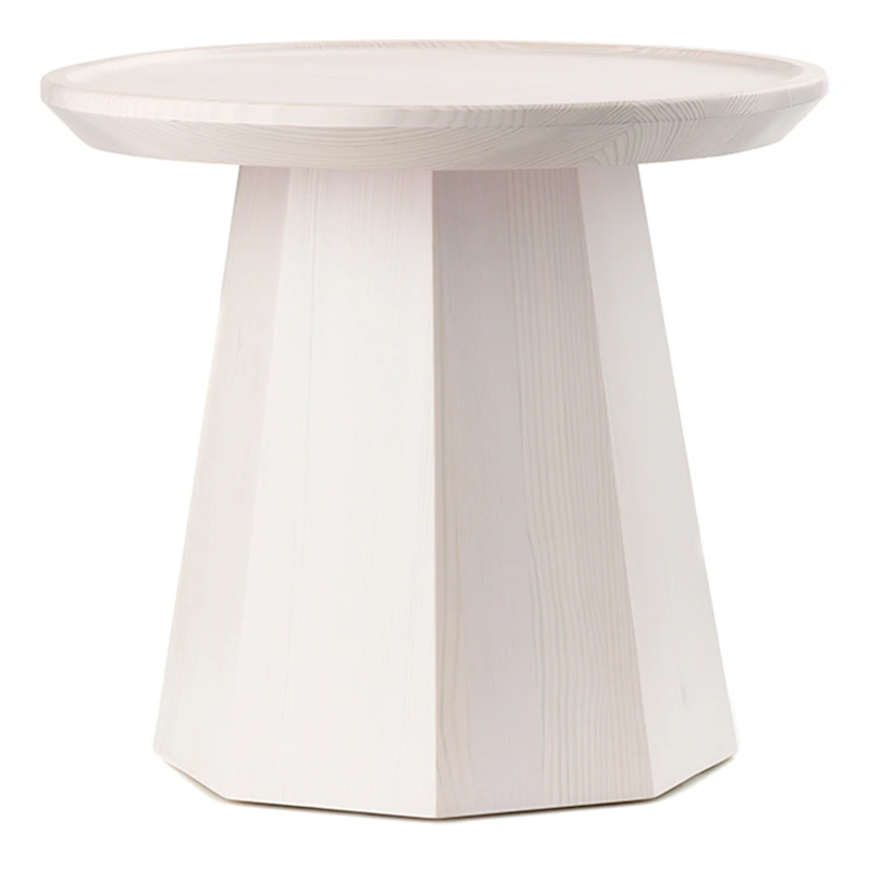 Pine Side Table Ø45 cm, Rose