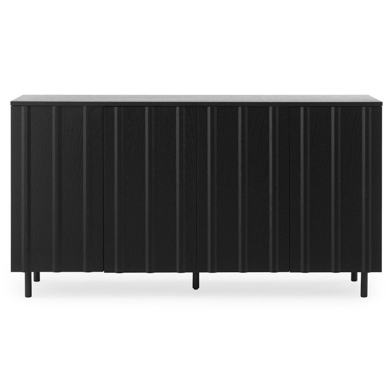 Rib Sideboard Oak, Black