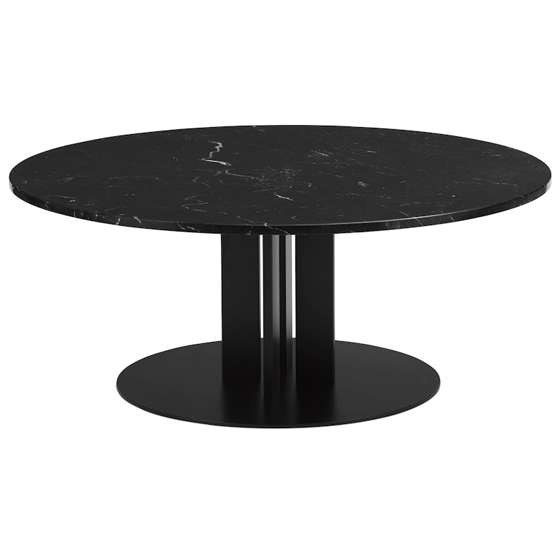 Scala Coffee Table Ø110 cm, Black Marble