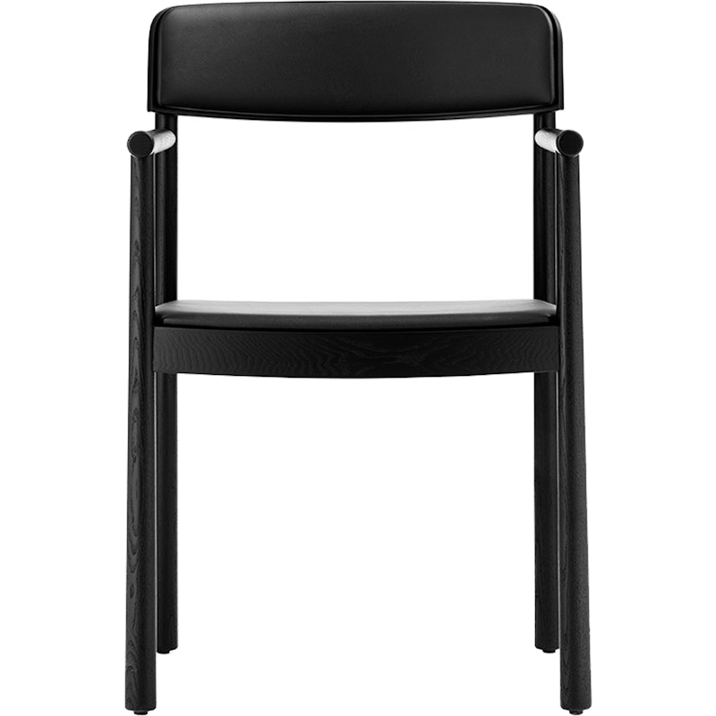 Timb Armchair, Ultra Leather, Black/Black