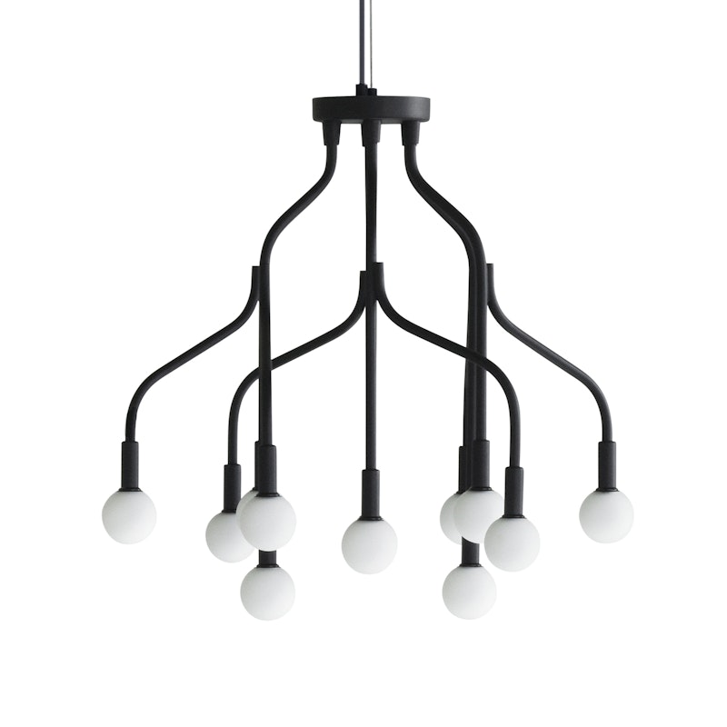 Vekst Ceiling Lamp Black, Ø62 cm