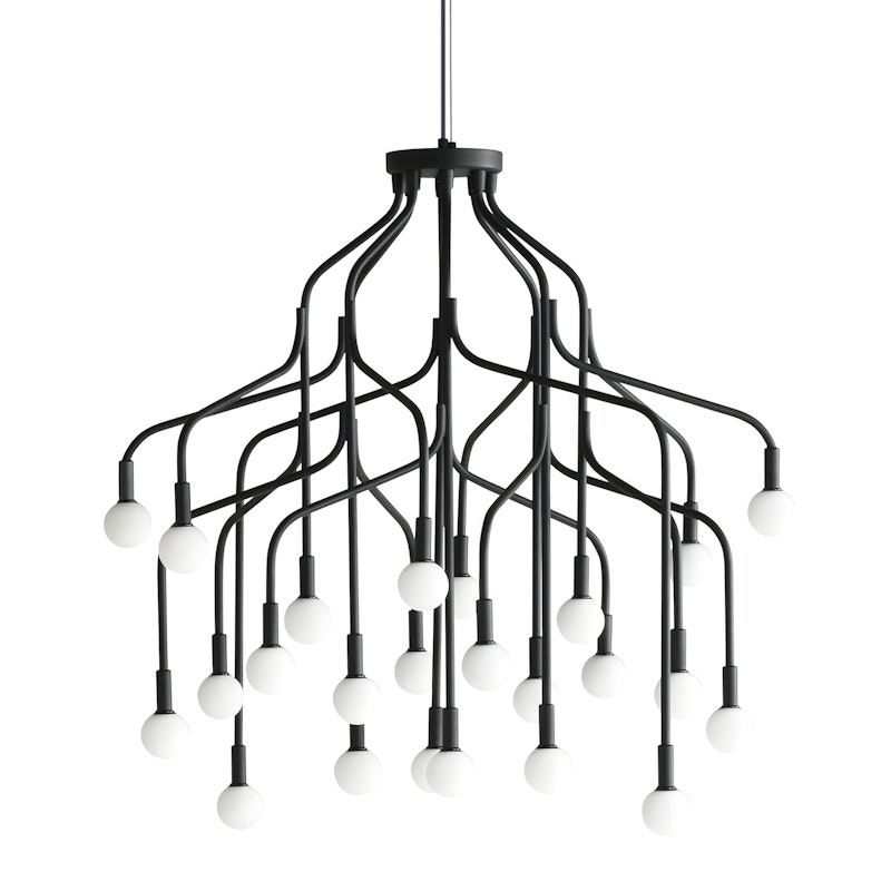 Vekst Ceiling Lamp Black, Ø88 cm