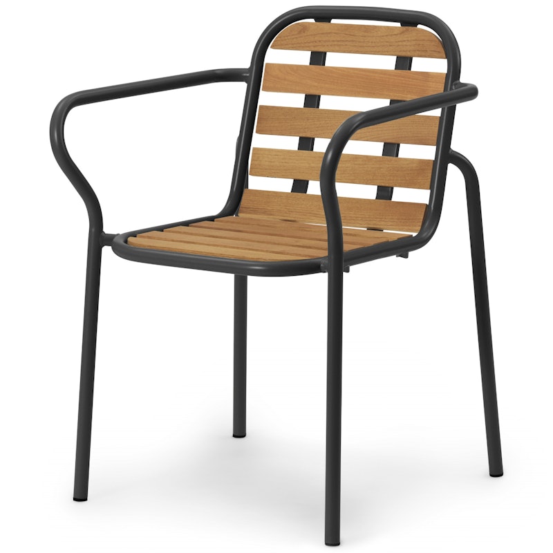 Vig Armchair, Robinia Wood / Black