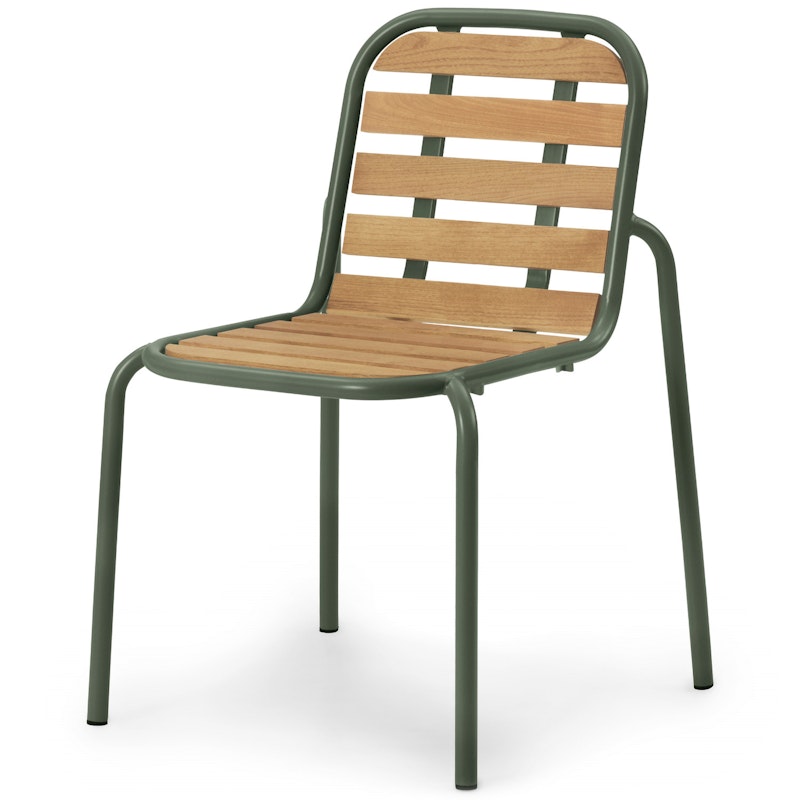 Vig Chair, Robinia Wood / Dark Green