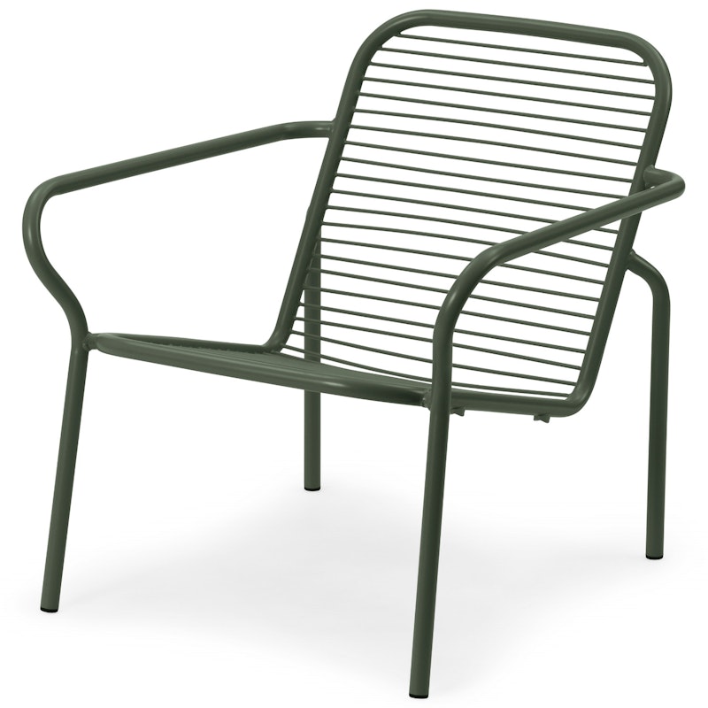 Vig Lounge Chair, Dark Green