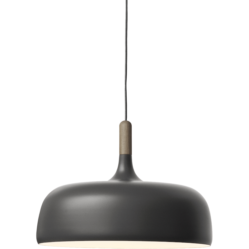 Acorn Pendant, Matte Grey