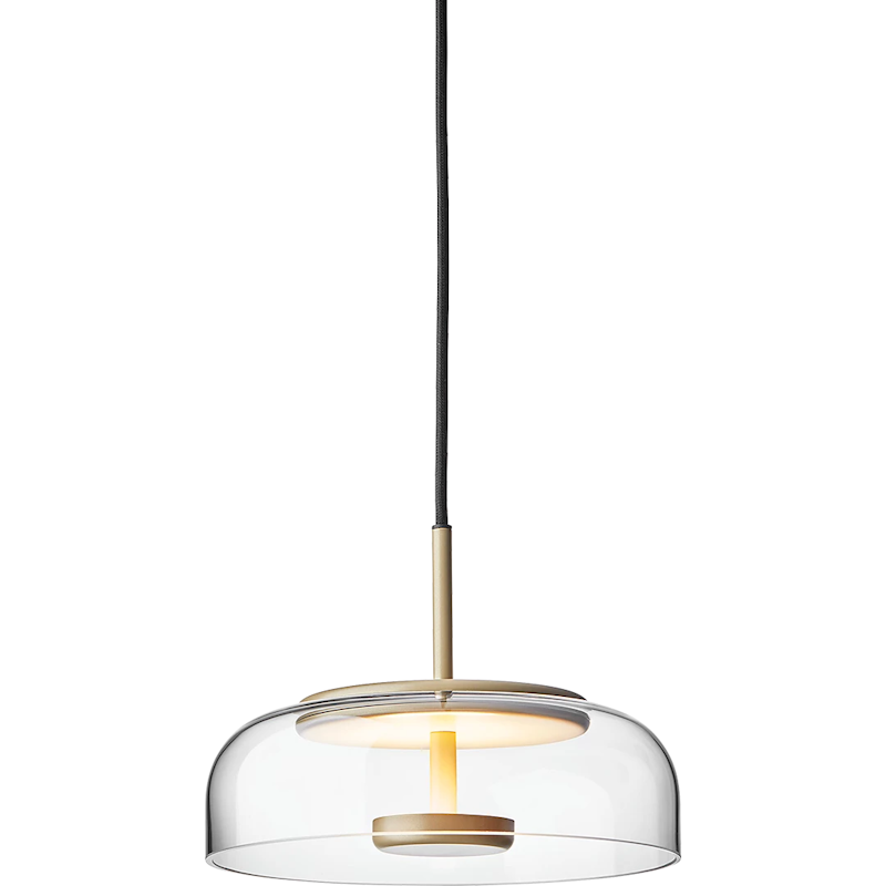 Blossi 1 Pendant, Nordic Gold / Clear