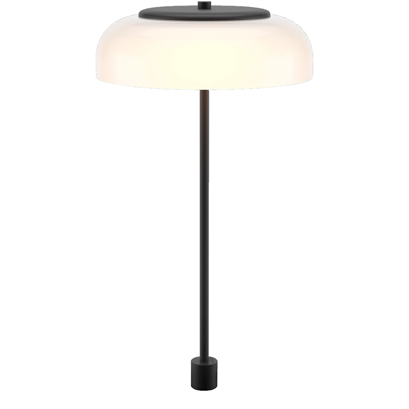 Blossi Table Lamp Integrated 230 mm, Black / Opal