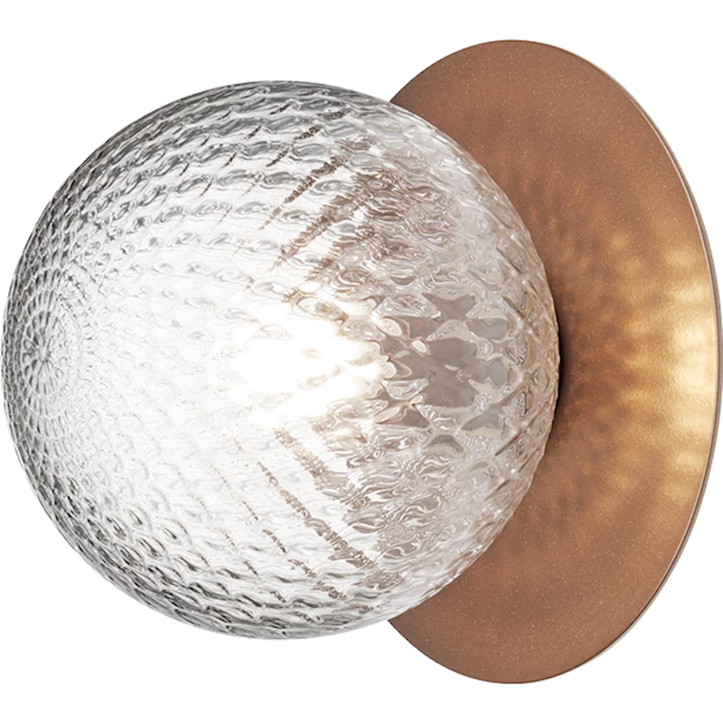 Liila 1 Wall/Ceiling Lamp Outdoor 165 mm, Dark Bronze / Clear