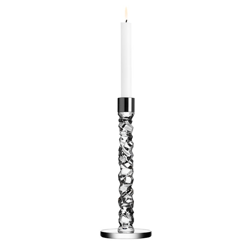 Carat Candlestick 30 cm, Clear