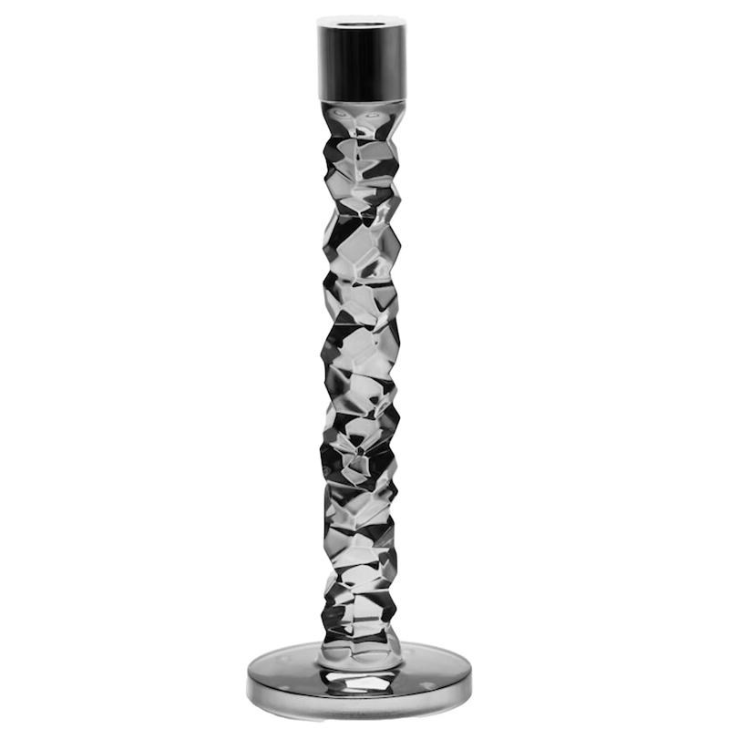 Carat Candlestick 30 cm, Anthracite