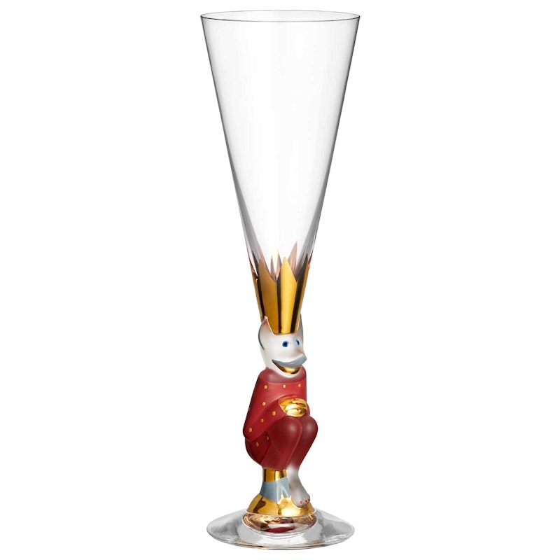 Nobel The Sparkling Devil Champagne Glass 19 cl, Red