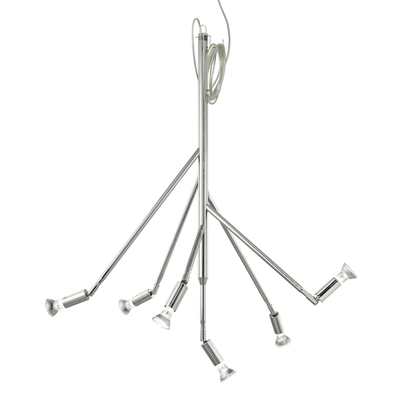 Kvist 6 Pendant, Nickel plated brass