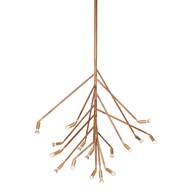 Kvist Pendant 16 arms, Copper