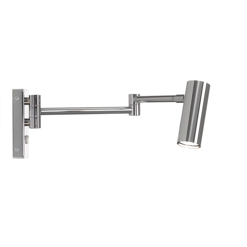 Puck Wall Lamp 1 arm, Chrome