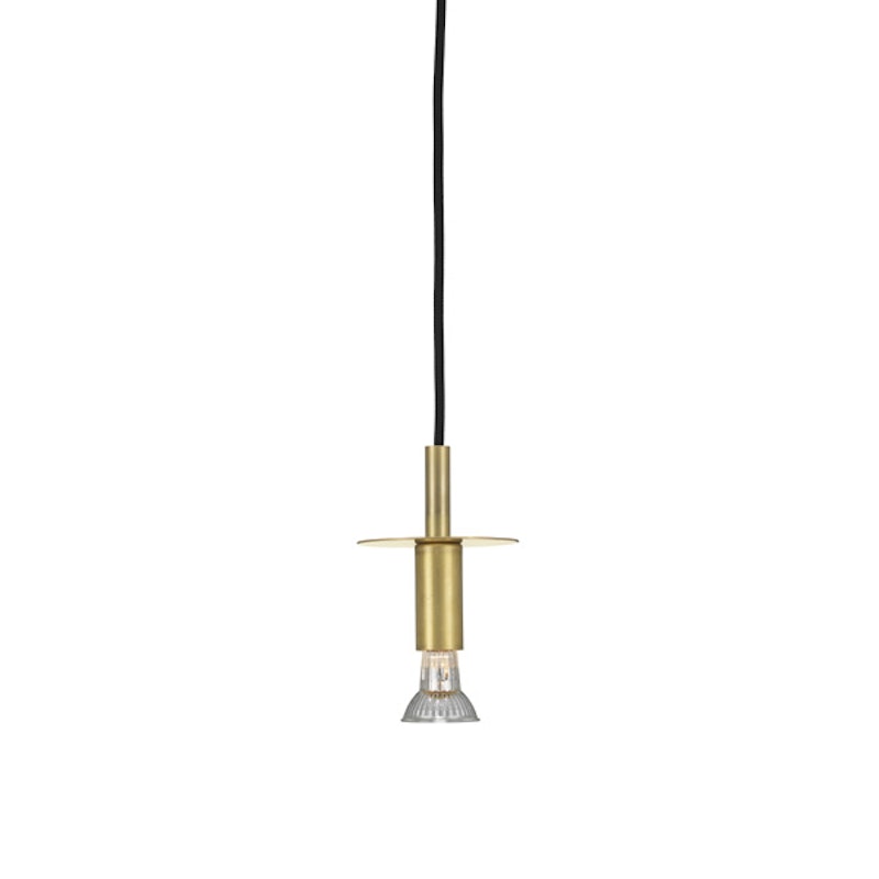 Star 1 Pendant, Raw brass