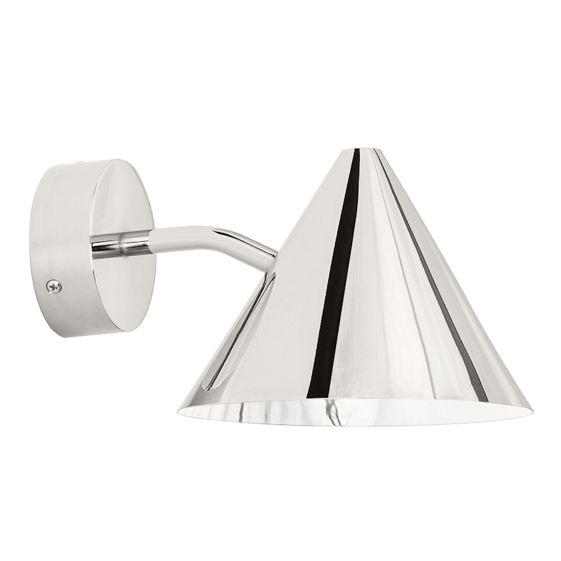 Tratten Mini Wall Lamp LED, Nickel Plated Brass