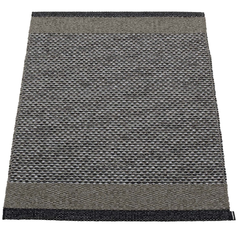 Edit Rug Black / Charcoal / Granite Metallic, 60x85 cm