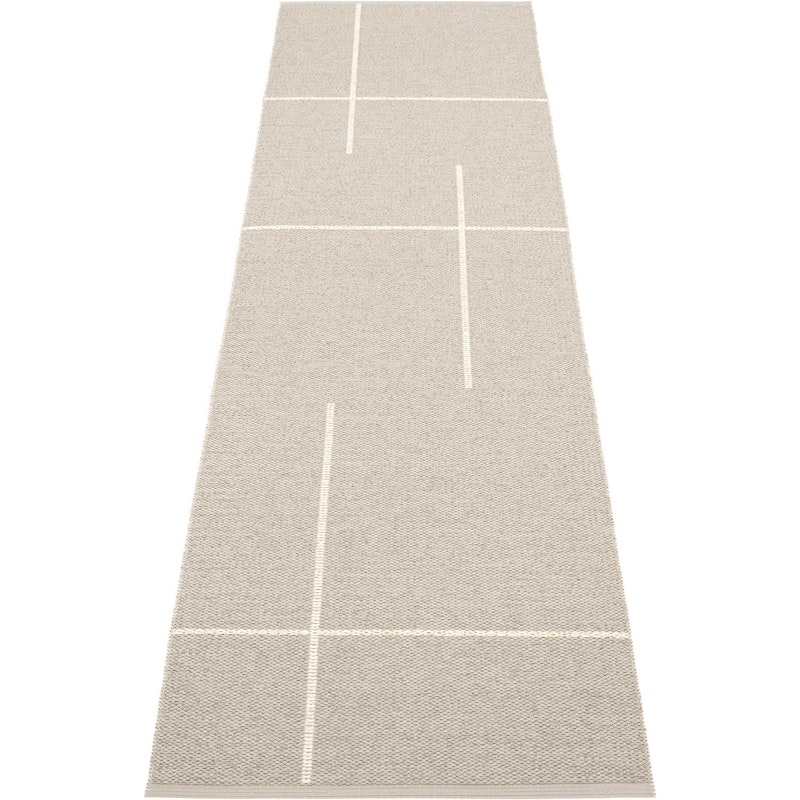 Fred Rug 70x270 cm, Linen / Vanilla