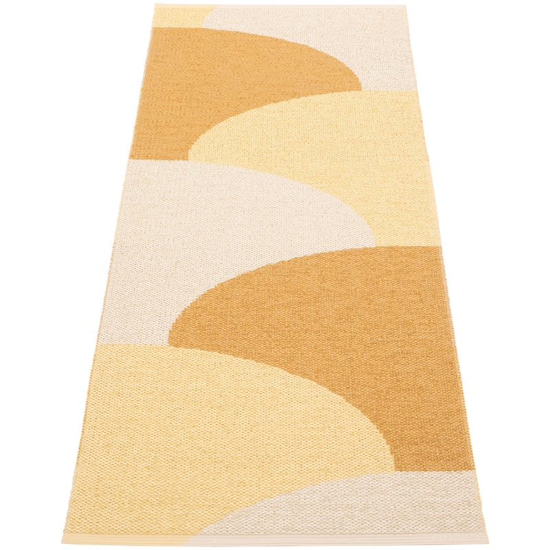 Hill Rug 70x180 cm, Ochre / Pale Yellow / Cream
