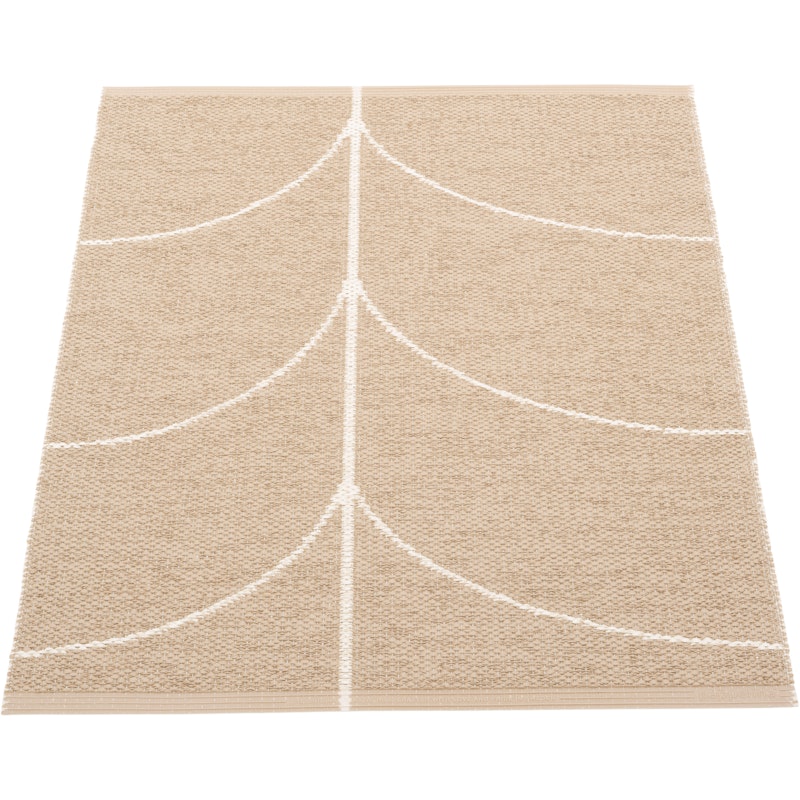 Leif Plastic Rug Light Nougat / Vanilla, 70x90 cm