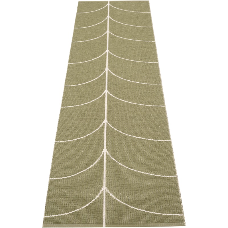 Leif Plastic Rug Pine / Vanilla, 70x270 cm
