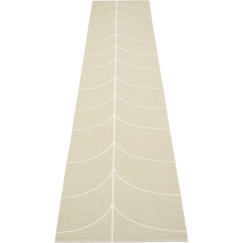 Leif Plastic Rug Seagrass / Vanilla, 70x360 cm